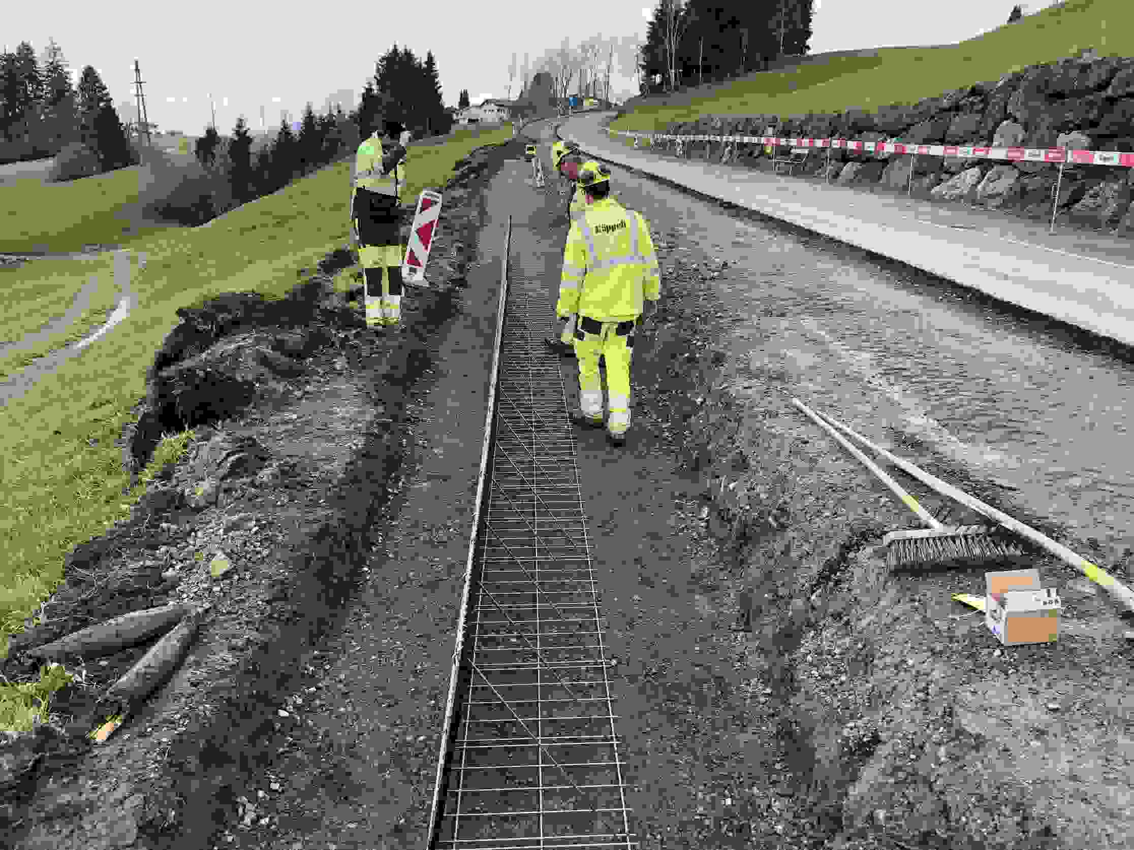 Bennauerstrasse Einsiedeln - Assainissement de la route